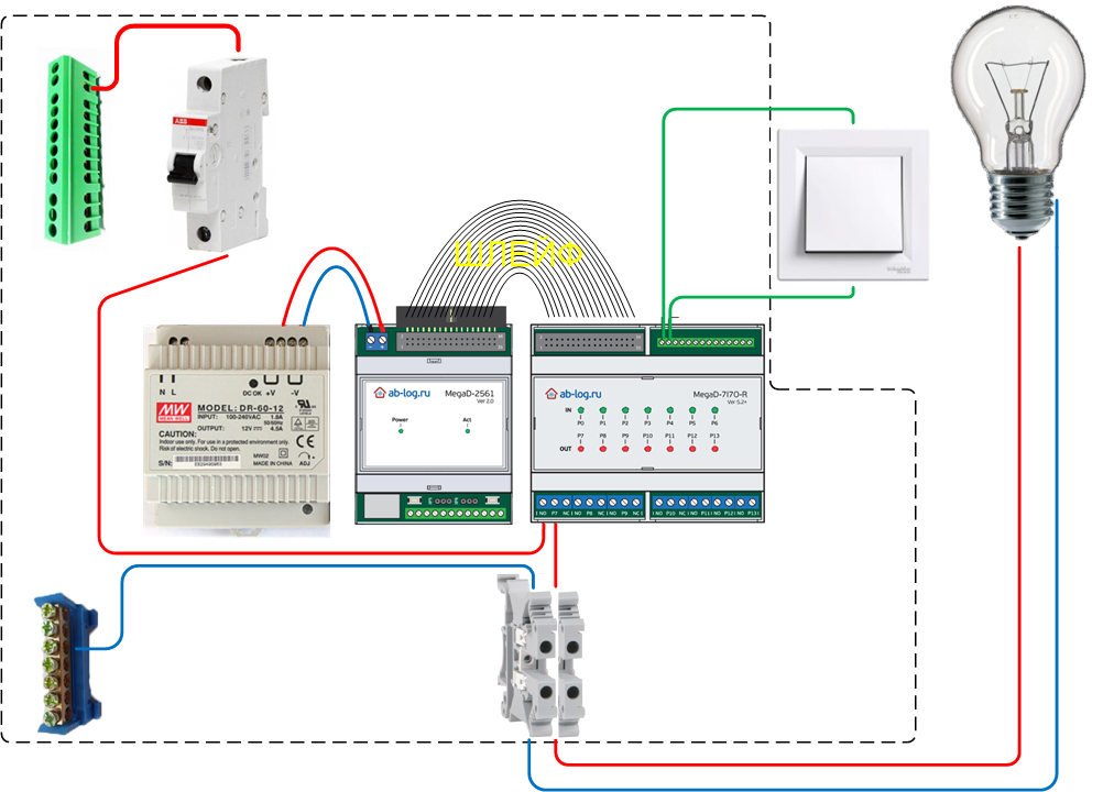 Схема для МегаД