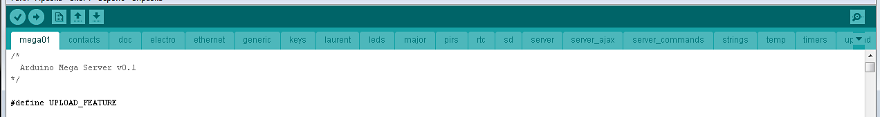 Модули в скетче