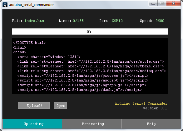 Arduino Serial Commander
