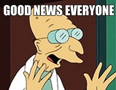 Good news for everyone