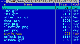 Скриншот содержания папки откуда беруться картинки отображения элементов сцены