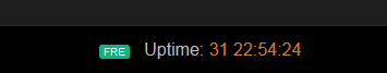 EWP32 AMS uptime month