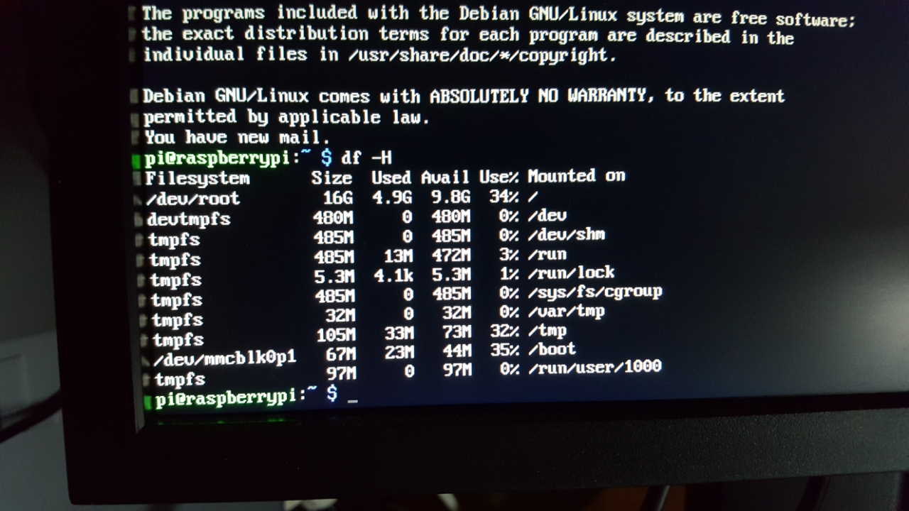 Yes, I did use the MajorDoMo image version 3.28. <br /><br />That is exactly the point, instead of digging in to SD card expansion, I am trying to understand why does Razberry need so mush space. Please see my df report attached, it looks like I have at least 9 GB free in /dev/root unless Razberry is getting installed into a different partition...